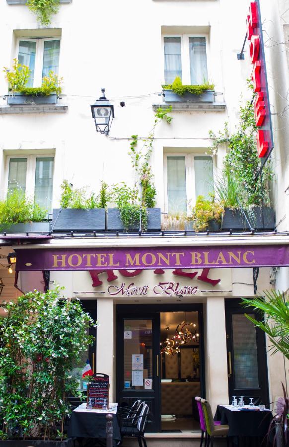 Hotel Du Mont Blanc Paris Exterior foto